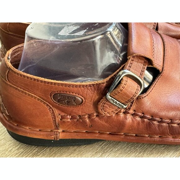 Pikolinos Men’s 42 EU 9 US Leather Fisherman Sandals Cognac Brown Preppy Island main image 4